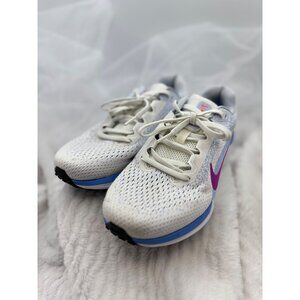 Nike Running Winflo 11 Womens Running Shoes Size 6 White Blue & Purple